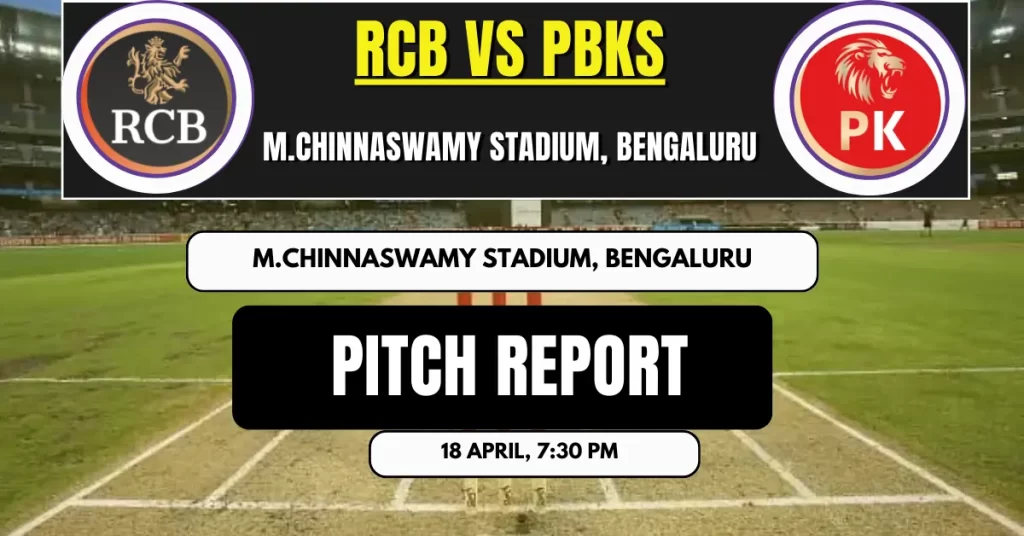 RCB vs PBKS Pitch Report, Match 34th, Indian Premier League 2025