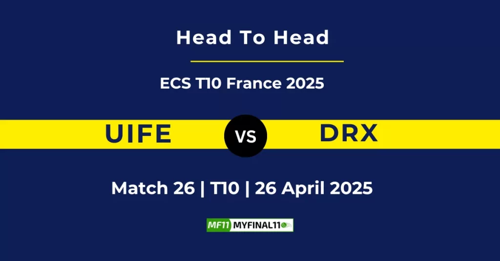 UIFE vs DRX Player Battle & Head to Head Team Stats – ECS T10 France 2025