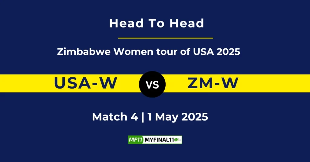 USA-W vs ZM-W Player Battle & Head to Head Team Stats – Zimbabwe Women tour of USA 2025