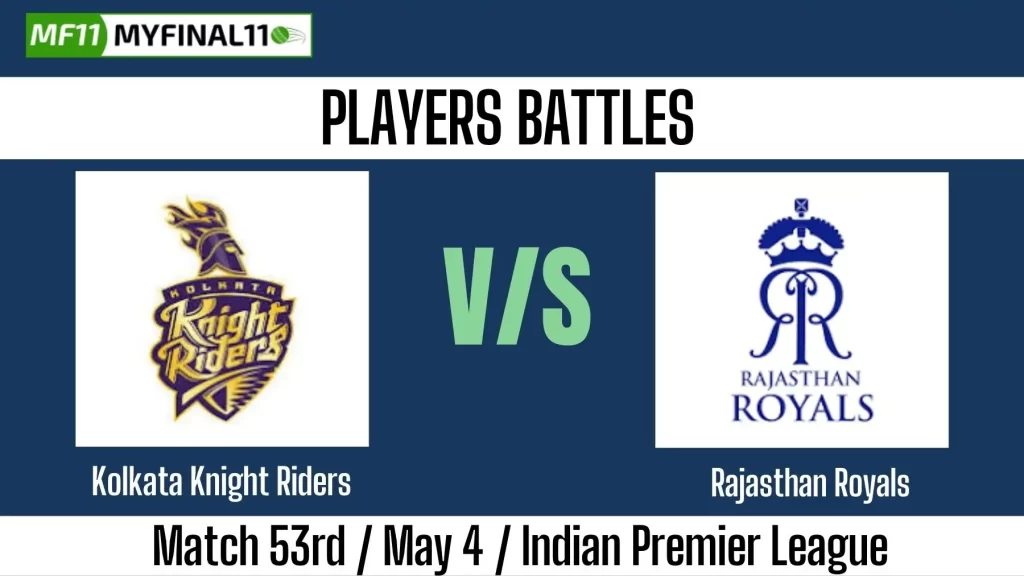 KKR vs RR Match 53 IPL 2025: Key Player Battles to Watch Out For