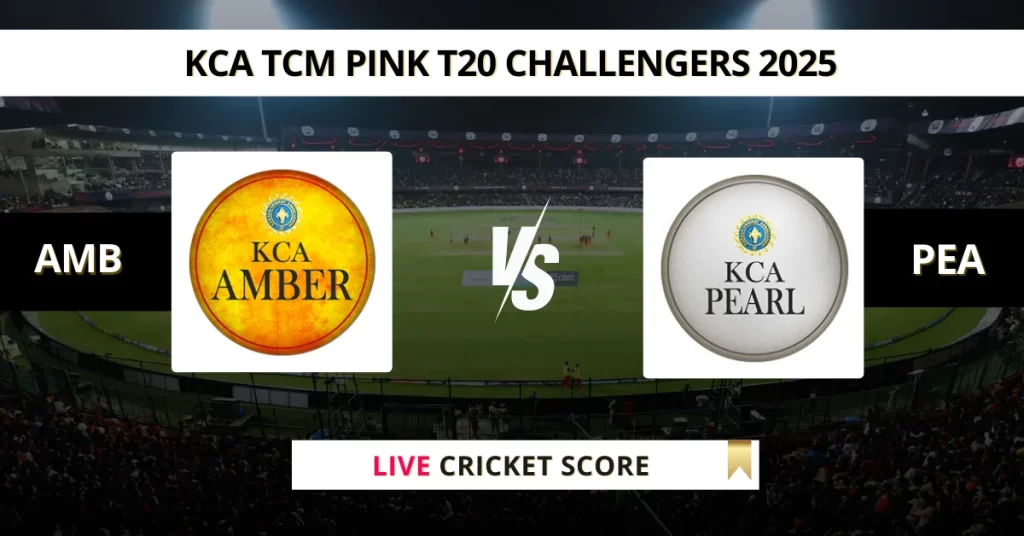 AMB vs PEA Live Score: Scorecard, Ball by Ball Commentary – Match 17, Kerala Women’s T20 Challengers Trophy 2025