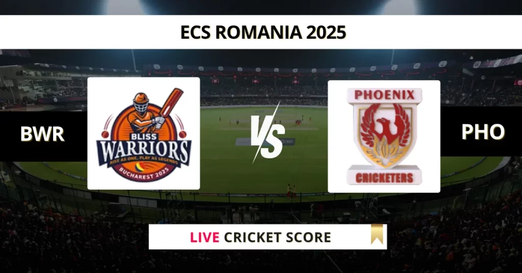 BWR vs PHO Live Score: Scorecard, Ball by Ball Commentary – Match 1, ECS T10 Romania 2025