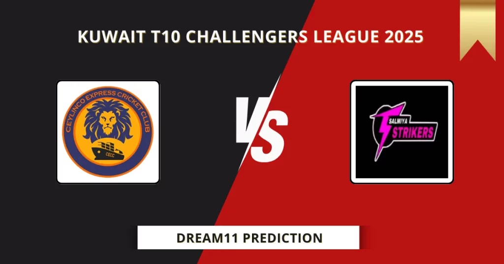 CECC vs SAS Dream11 Prediction Today: Match 33 Fantasy Tips, Captain & Vice Captain Pick | Kuwait T10 Challengers League 2025