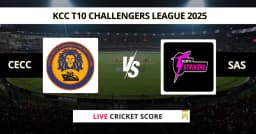 CECC vs SAS Live Score: Scorecard, Ball by Ball Commentary – 2nd Semi-Final, KCC T10 Challengers League