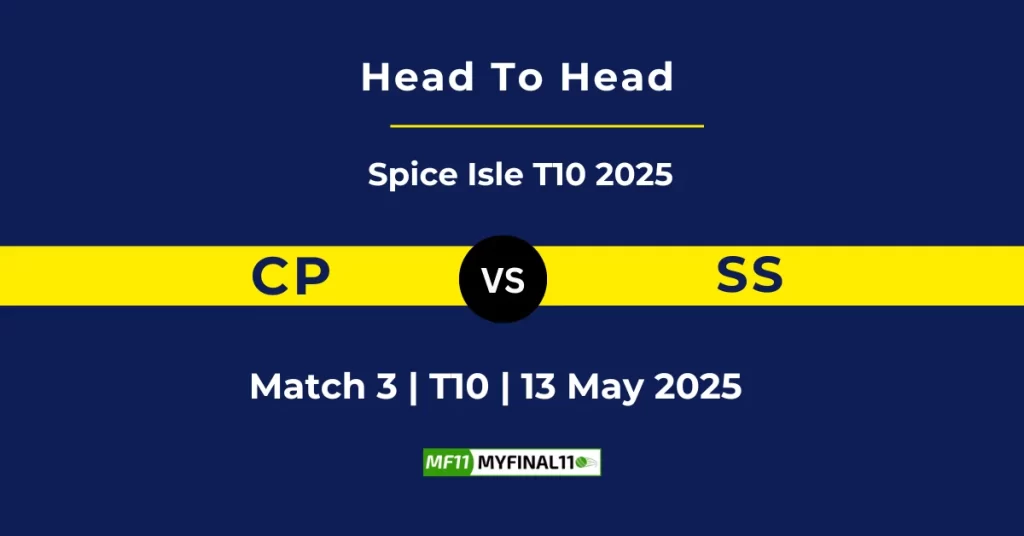 CP vs SS Player Battle & Head to Head Team Stats – Spice Isle T10 2025