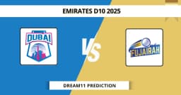 DUB vs FUJ Dream11 Prediction Today: Match 39 Fantasy Tips, Captain & Vice Captain Pick | Emirates D10 2025