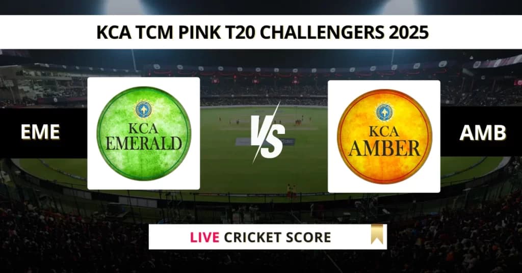 EME vs AMB Live Score: Scorecard, Ball by Ball Commentary – Match 14, Kerala Women’s T20 Challengers Trophy 2025