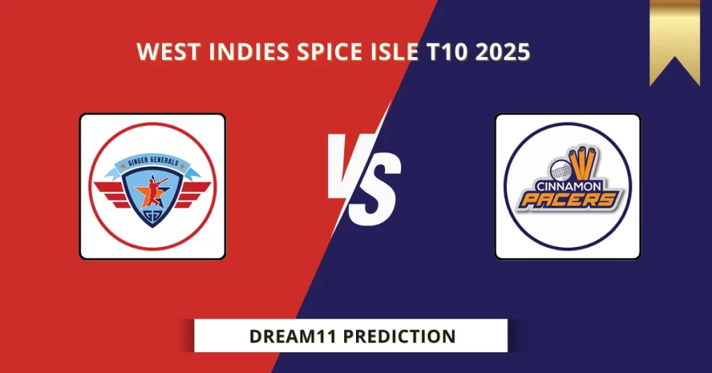 GG vs CP Dream11 Prediction Today: Match 1 Fantasy Tips, Captain & Vice Captain Pick | Spice Isle T10 2025