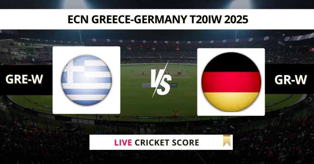 GRE-W vs GR-W Live Score: Scorecard, Ball by Ball Commentary – Match 3, ECN Greece-Germany T20IW 2025