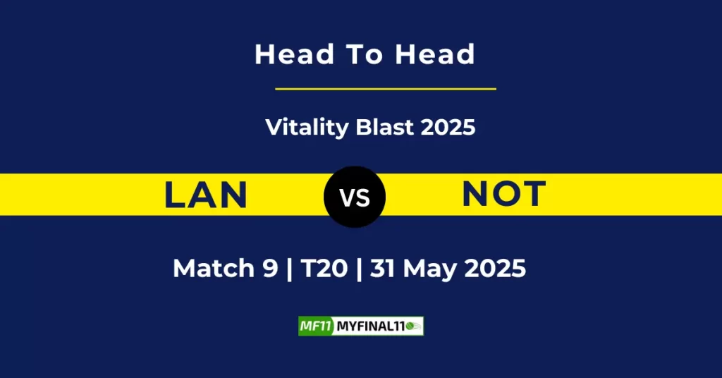 LAN vs NOT Player Battle & Head to Head Team Stats – Vitality Blast 2025