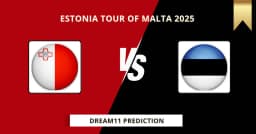MAL vs EST Dream11 Prediction Today: Match 1 Fantasy Tips, Captain & Vice Captain Pick | ECN Malta-Estonia 2025