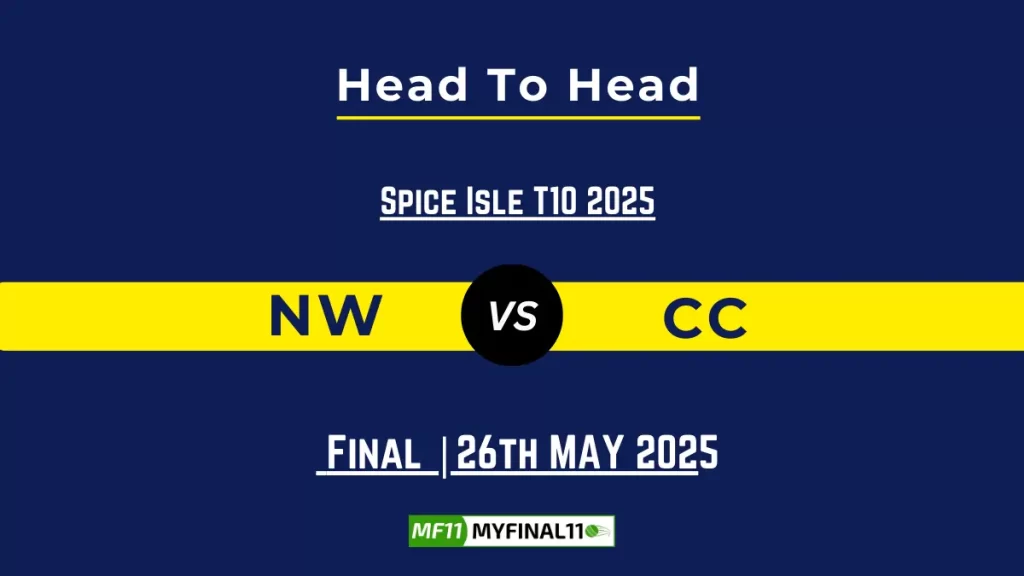NW vs CC Player Battle & Head to Head Team Stats – West Indies T10 Spice Isle 2025