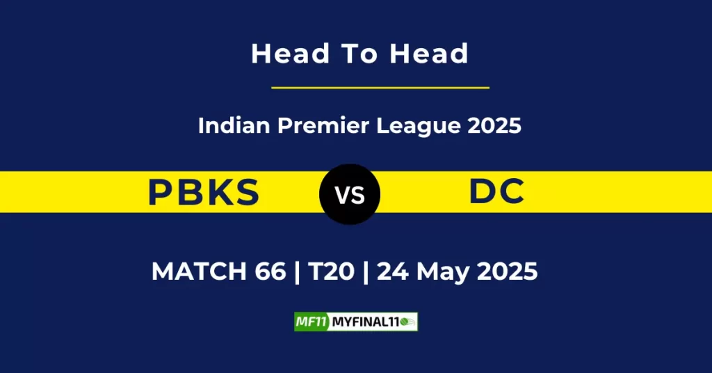 IPL 2025: PBKS vs DC Head to Head Team Record Full Stats and Match History
