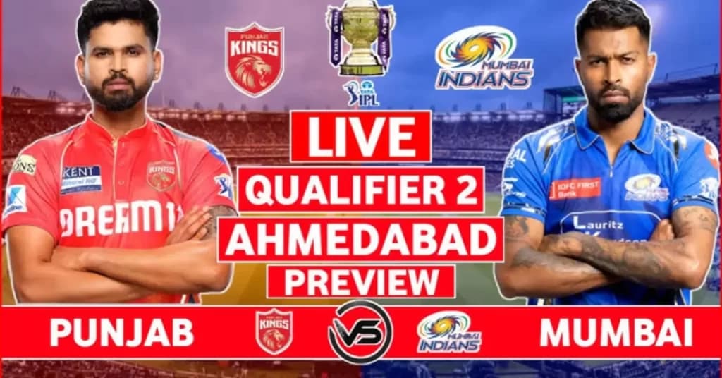 Punjab Kings (PBKS) vs Mumbai Indians (MI) IPL 2025 Qualifier 2 Match Preview Team Analysis, Key Players