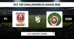 PC vs OSM Live Score: Scorecard, Ball by Ball Commentary – 2nd Semi-Final, Kuwait T20 Challengers B League 2025