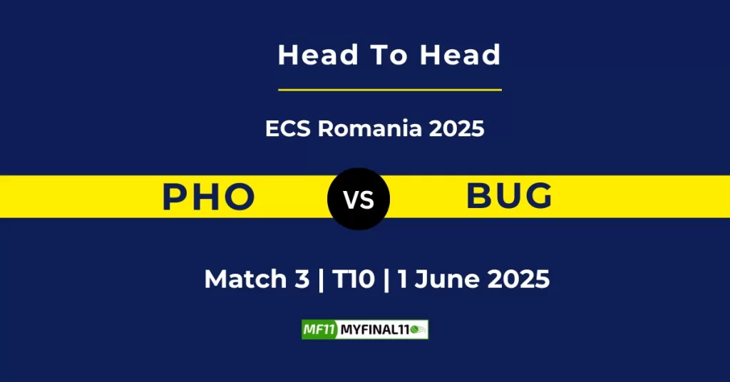PHO vs BUG Player Battle & Head to Head Team Stats – ECS T10 Romania 2025