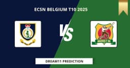 RB vs HCC Dream11 Prediction Today: Match 29 Fantasy Tips, Captain & Vice Captain Pick | ECSN Belgium 2025