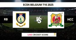 RB vs HCC Live Score: Scorecard, Ball by Ball Commentary – Match 29, ECSN Belgium