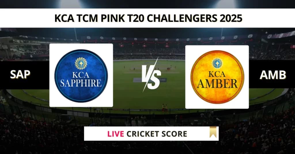 SAP vs AMB Live Score: Scorecard, Ball by Ball Commentary – Match 9, Kerala T20 Women’s Challengers Trophy 2025