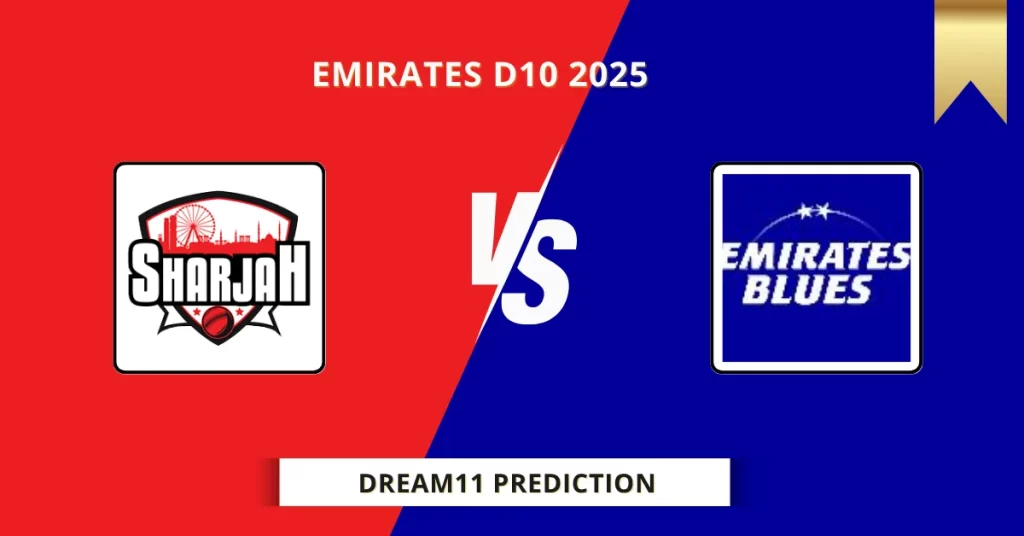 SHA vs EMB Dream11 Prediction Today: Match 11 Fantasy Tips, Captain & Vice Captain Pick | Emirates D10 2025