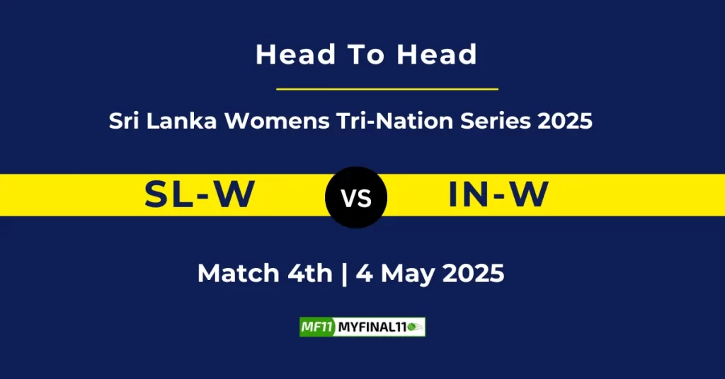 SL-W vs IN-W Player Battle & Head to Head Team Stats – Women’s ODI Tri Series 2025