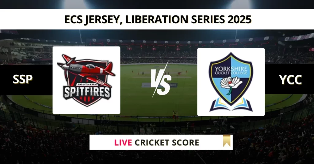 SSP vs YCC Live Score: Scorecard, Ball by Ball Commentary – Match 6, ECS Jersey, Liberation Series
