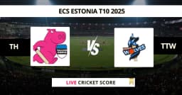 TH vs TTW Live Score: Scorecard, Ball by Ball Commentary – Match 30, ECS T10 Estonia 2025