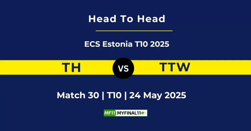 TH vs TTW Player Battle & Head to Head Team Stats – ECS T10 Estonia 2025