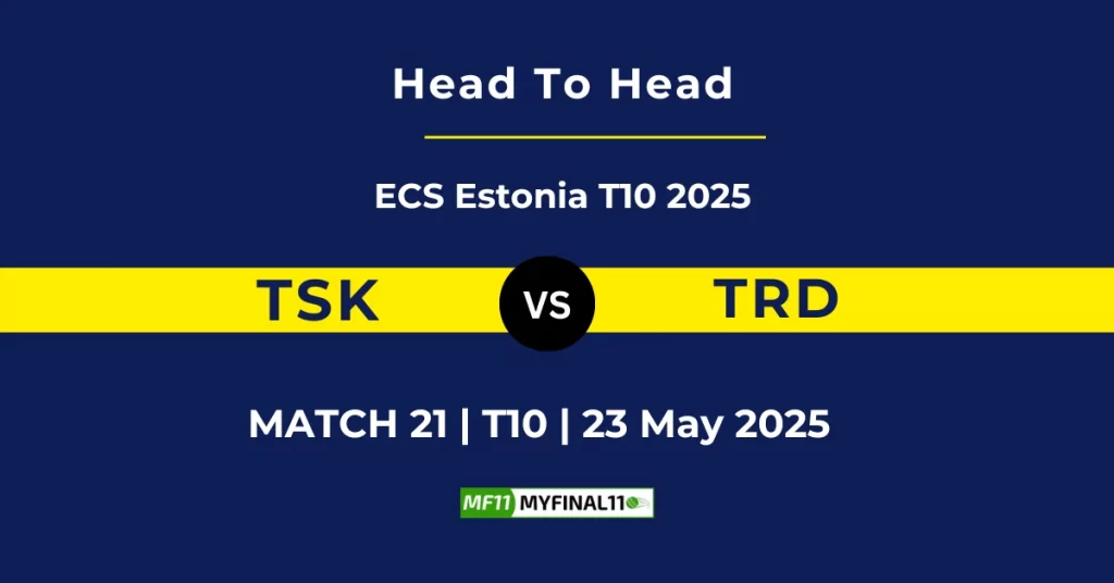 TSK vs TRD Player Battle & Head to Head Team Stats – ECS T10 Estonia 2025