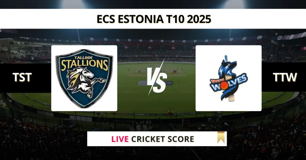 TST vs TTW Live Score: Scorecard, Ball by Ball Commentary – Match 18, ECS T10 Estonia 2025