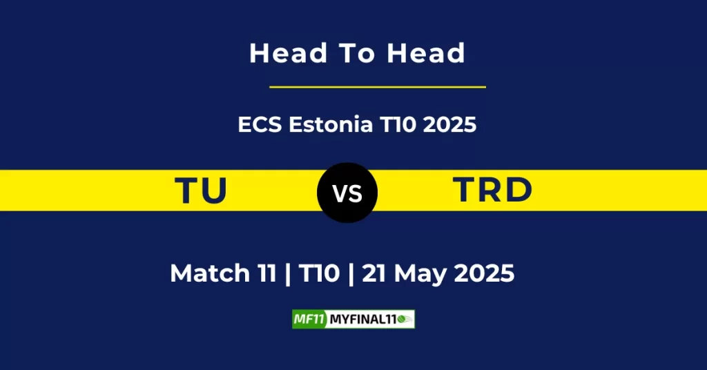 TU vs TRD Player Battle & Head to Head Team Stats – ECS T10 Estonia 2025