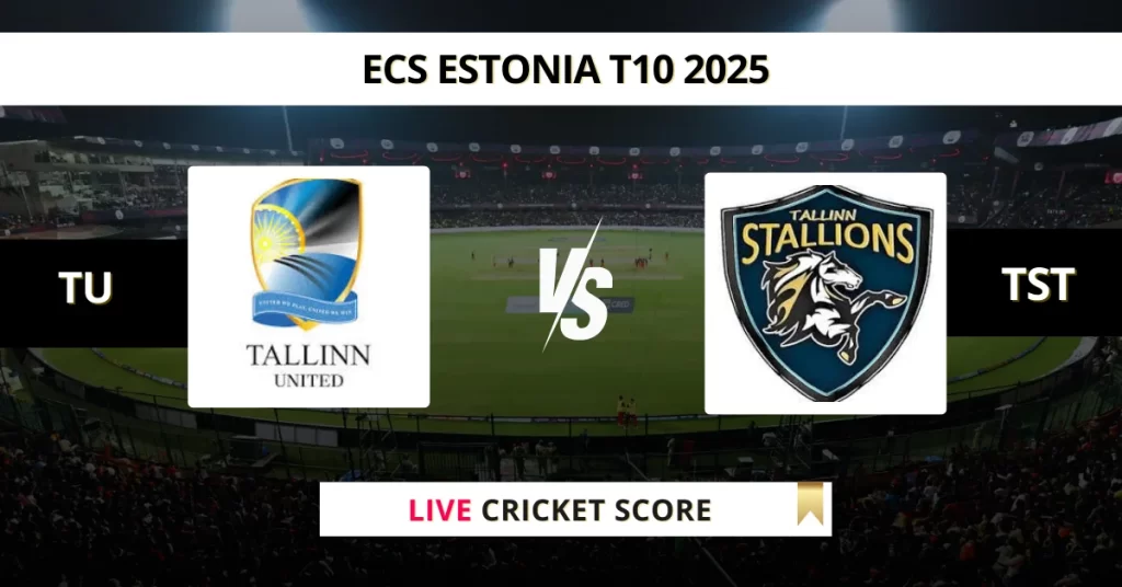 TU vs TST Live Score: Scorecard, Ball by Ball Commentary – Match 7, ECS T10 Estonia 2025