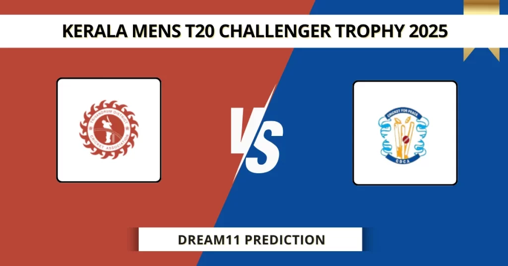 TVR vs KAN Dream11 Prediction Today: Match 12 Fantasy Tips, Captain & Vice Captain Pick | Kerala T20 Men’s Challenger Trophy 2025