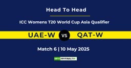 UAE-W vs QAT-W Player Battle & Head to Head Team Stats – ICC Women’s T20 Asia Qualifier 2025