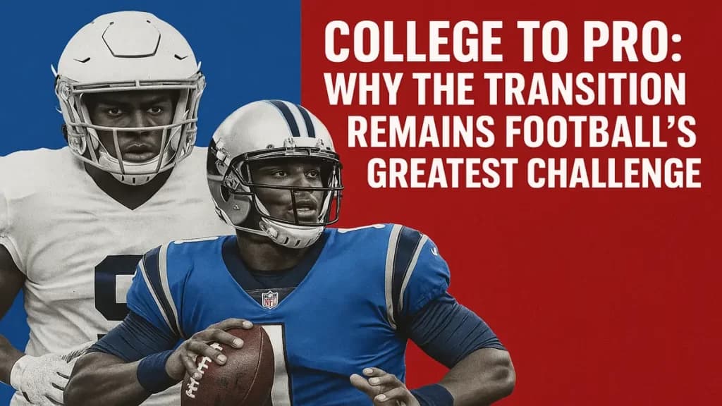 College to Pro: Why the Transition Remains Football’s Greatest Challenge