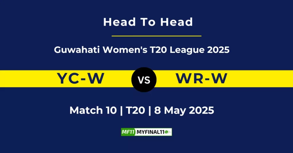 YC-W vs WR-W Player Battle & Head to Head Team Stats – Guwahati Women’s T20 2025