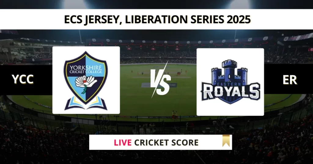 YCC vs ER Live Score: Scorecard, Ball by Ball Commentary – Match 17, ECS T10 Jersey 2025