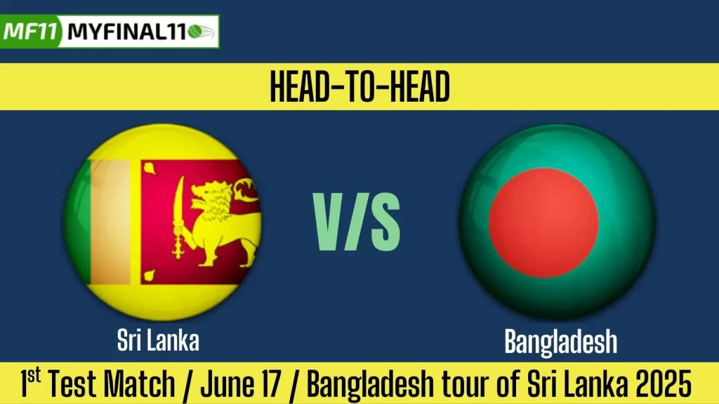 SL vs BAN Player Battle, Head to Head Team Stats, Team Record – Bangladesh tour of Sri Lanka 2025