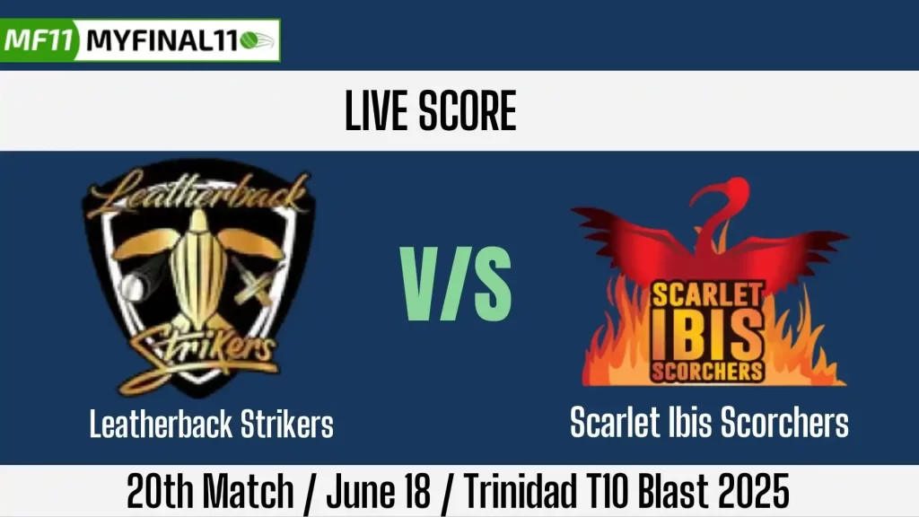 TLS vs SLS Live Score: Scorecard, Ball by Ball Commentary – Match 20, Trinidad T10 Blast, 7th Edition