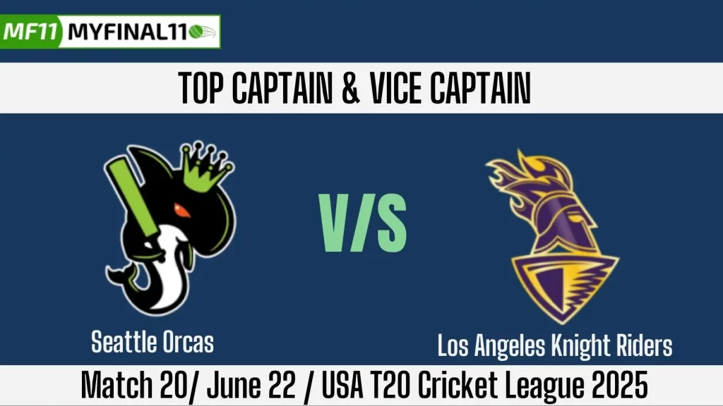 SEA vs LAS Top 3 Captain and Vice-Captain Pick for 12th Match – USA T20 Cricket League 2025