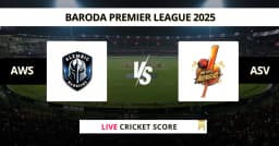 AWS vs ASV Live Score: Scorecard, Ball by Ball Commentary – Final, Baroda Premier League 2025
