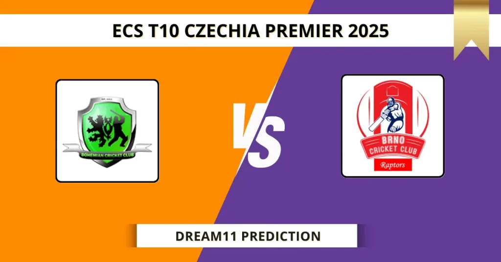 BCC vs BRN Dream11 Prediction Today: Pitch Report, Player Stats, & Fantasy Tips ECS T10 Czechia Premier 2025 – Match 3