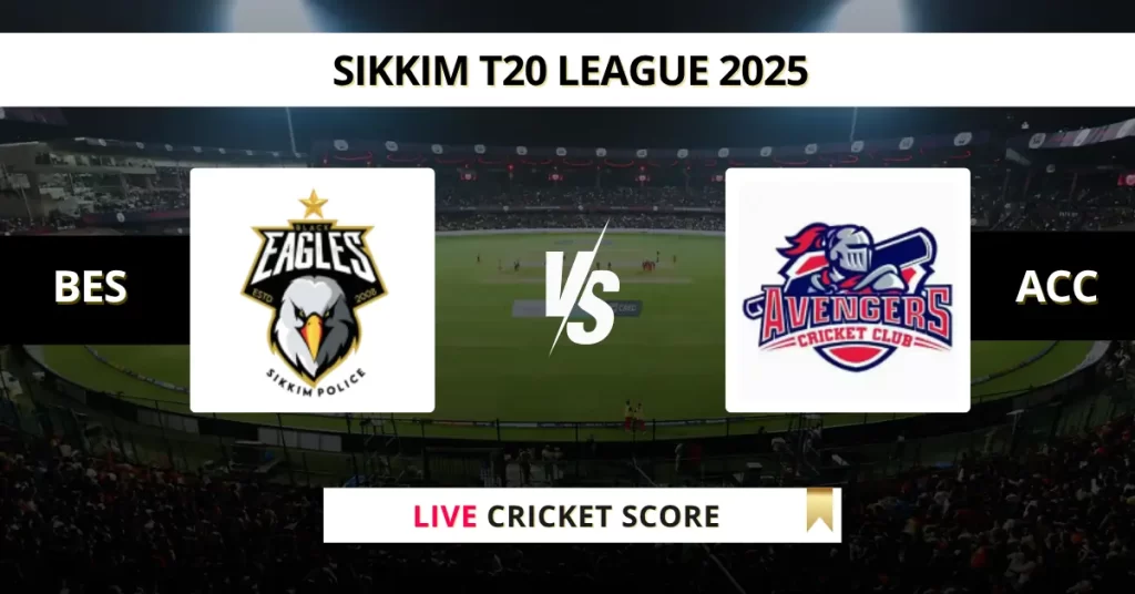 BES vs ACC Live Score: Scorecard, Ball by Ball Commentary – Match 16, Sikkim T20 League 2025
