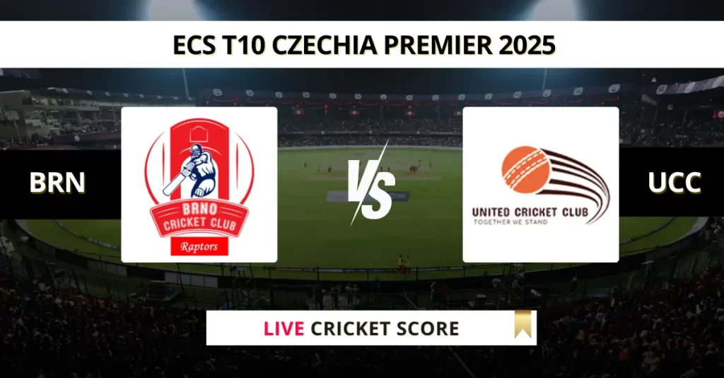 BRN vs UCC Live Score: Scorecard, Ball by Ball Commentary – Match 9, ECS T10 Czechia Premier 2025