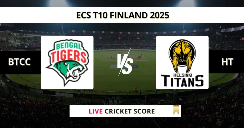 HT vs EMP Live Score: Scorecard, Ball by Ball Commentary – Match 5, ECS Finland T10 2025