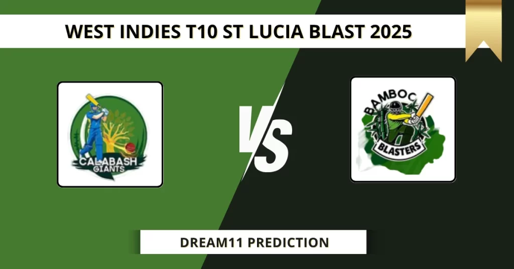CBG vs BMB Dream11 Prediction Today: Pitch Report, Player Stats, & Fantasy Tips Lucia T10 2025 – Match 3