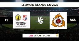 CI vs AGU Live Score: Scorecard, Ball by Ball Commentary – Match 14, Leeward Islands T20 2025