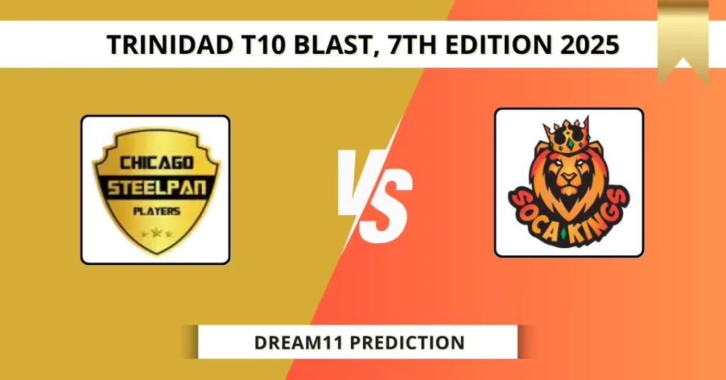 CSP vs SCK Dream11 Prediction Today: Pitch Report, Player Stats, & Fantasy Tips Trinidad T10 2025 – Match 32