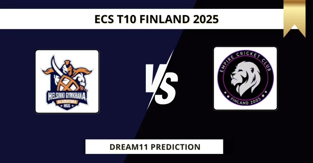 GGL vs EMP Dream11 Prediction Today: Pitch Report, Player Stats, & Fantasy Tips ECS T10 Finland 2025 – Match 6