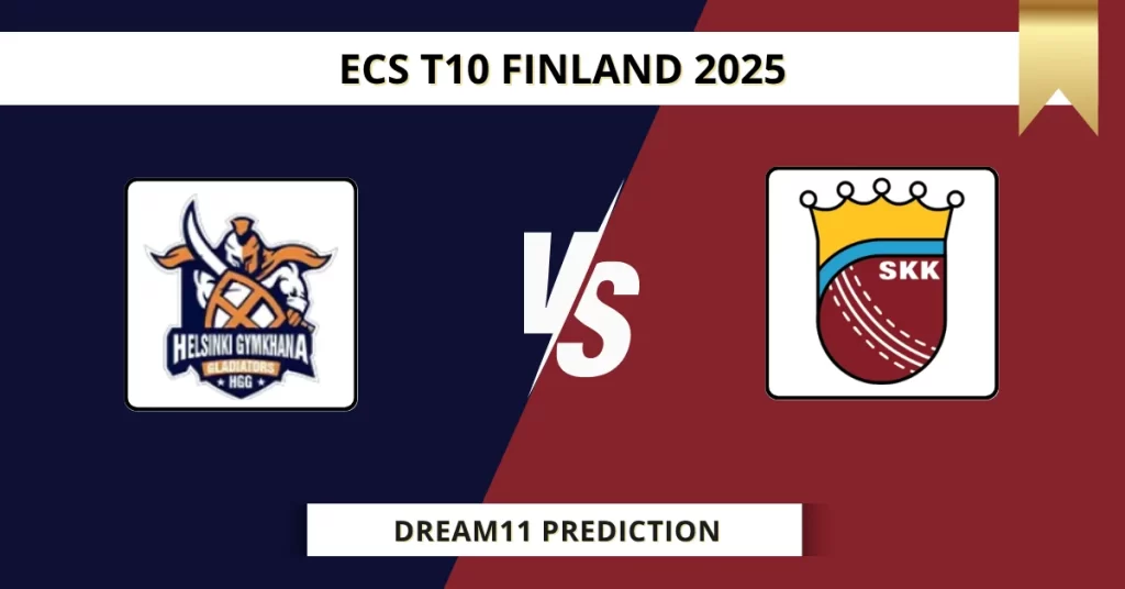 GGL vs SKK Dream11 Prediction Today: Pitch Report, Player Stats, & Fantasy Tips ECS T10 Finland 2025 – Match 7